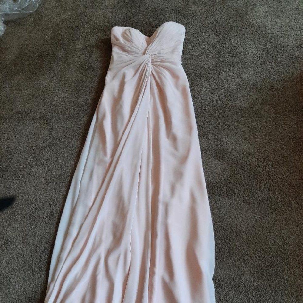 BLUSH PINK STRAPLESS DRESS